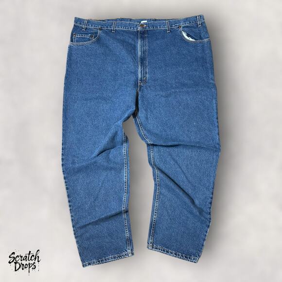 Vintage Levi's Strauss Signature 545 Men's Jeans NWT Deadstock W52 L32 Loose Fit - Picture 5 of 8